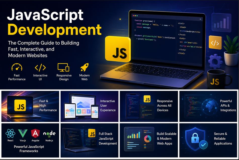 JavaScript Development: The Complete Guide to Building Fast, Interactive, and Modern Websites