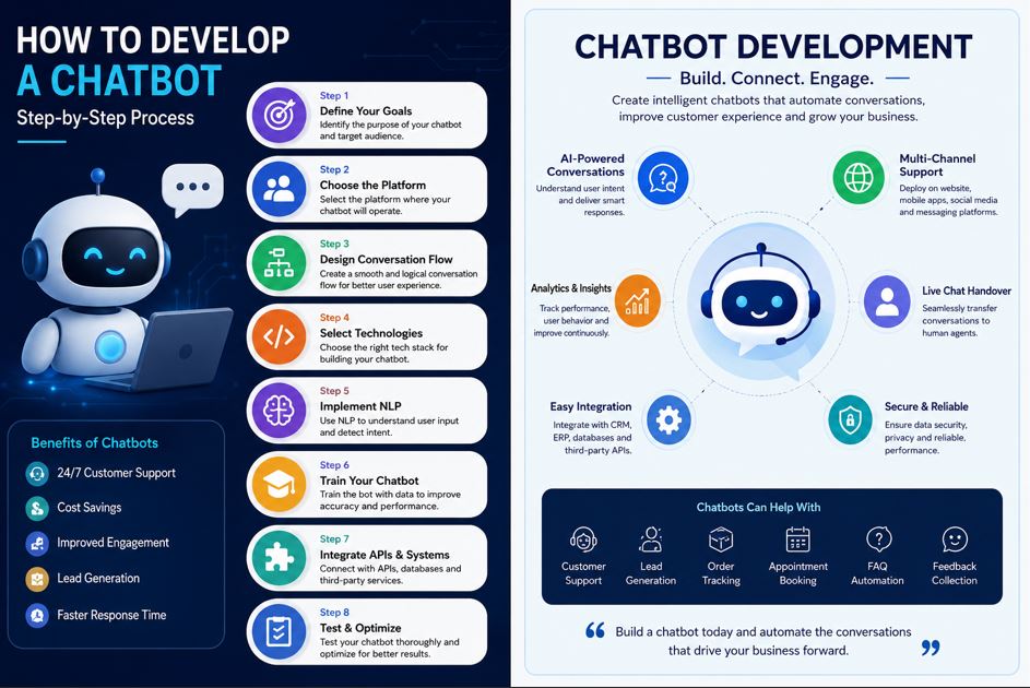 How to Develop a Chatbot: A Complete Guide for Businesses in 2026