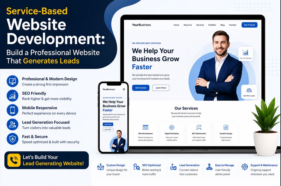 Service-Based Website Development: Build a Professional Website That Generates Leads