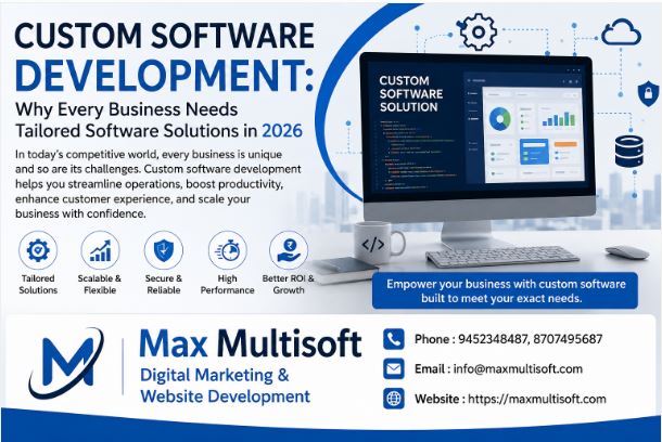 Custom Software Development: Why Every Business Needs Tailored Software Solutions in 2026