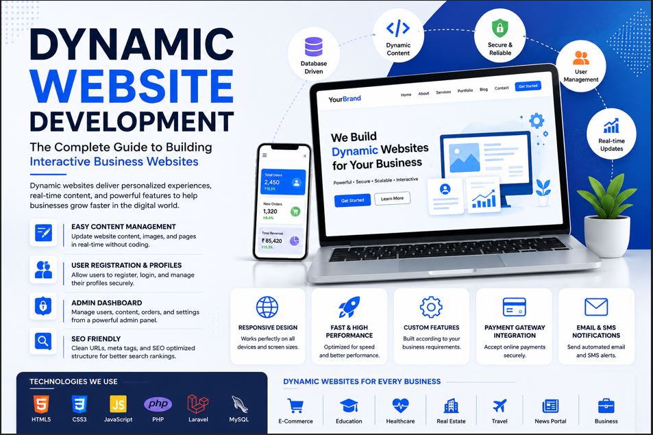 Dynamic Website Development: The Complete Guide to Building Interactive Business Websites