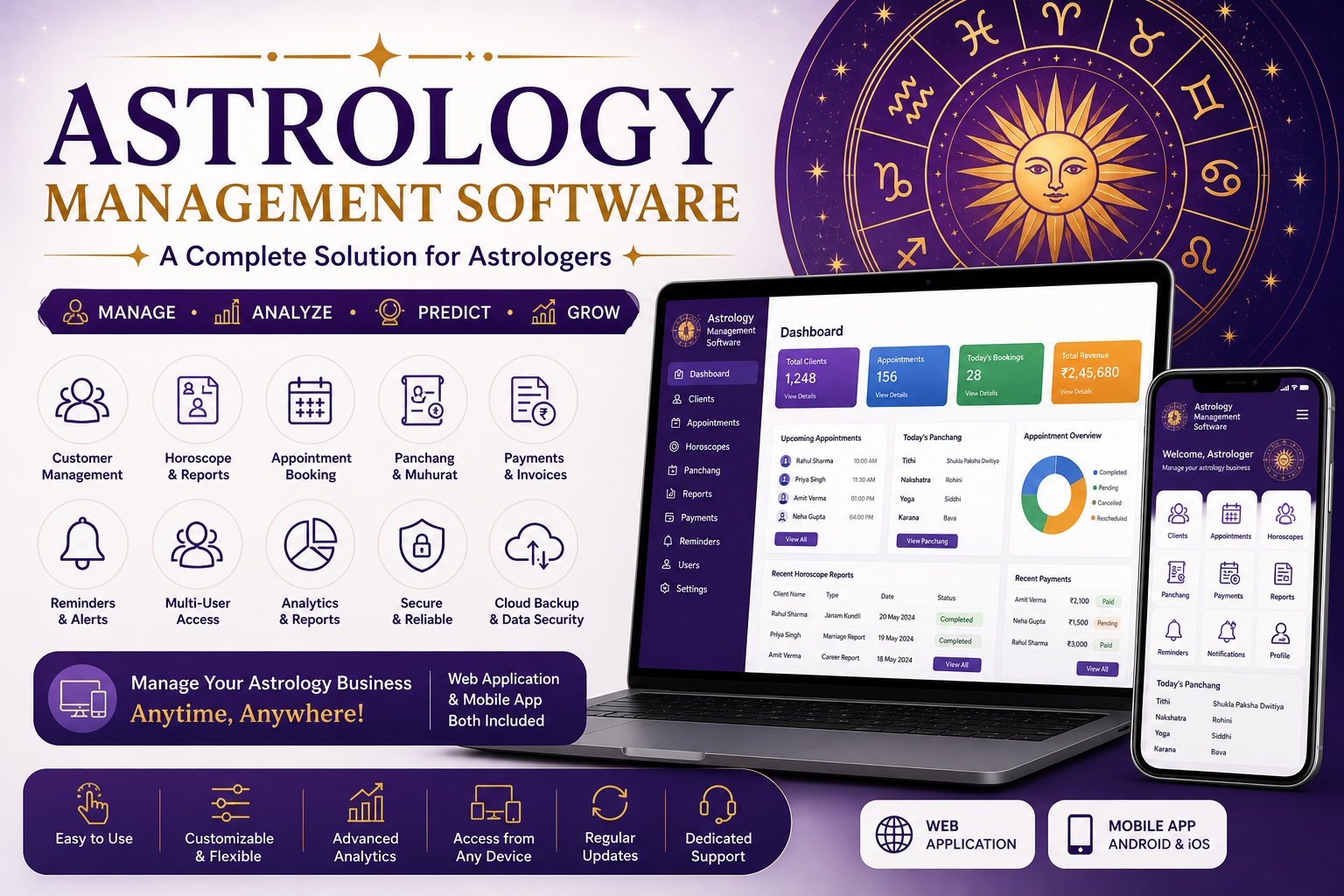 Astrology Management Software